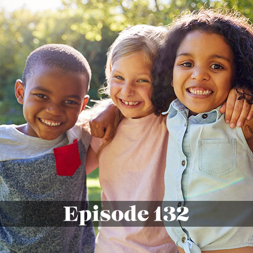 Diversity and inclusion in schools, photo of several children of different races